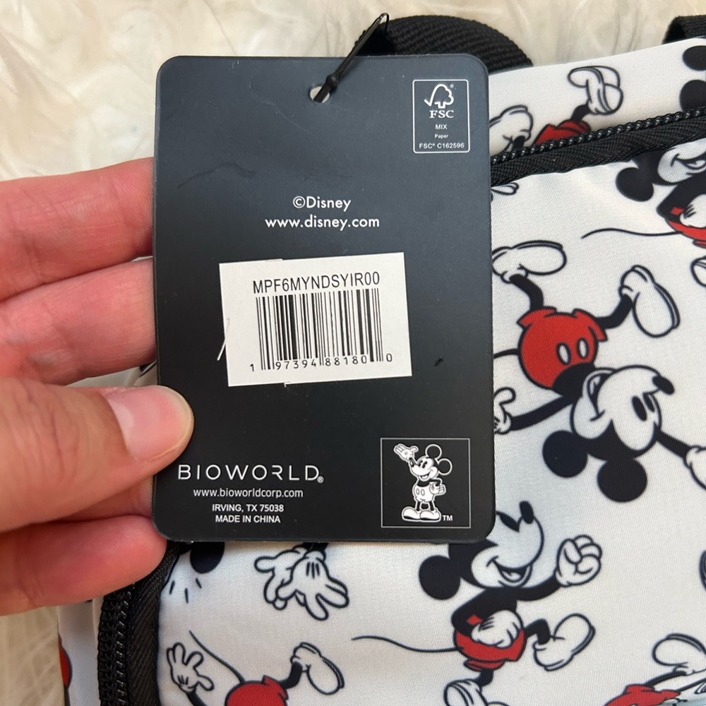 Mickey Mouse Print Backpack - Picture 3 of 3